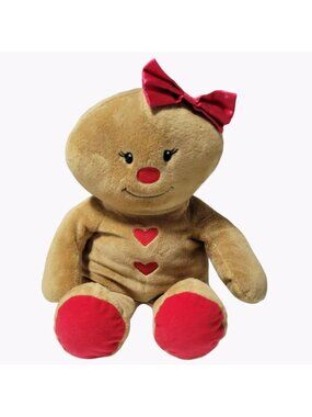 Build A Bear Gingerbread Girl Cookie 15 inch Christmas Plush Stuffed Animal Toy